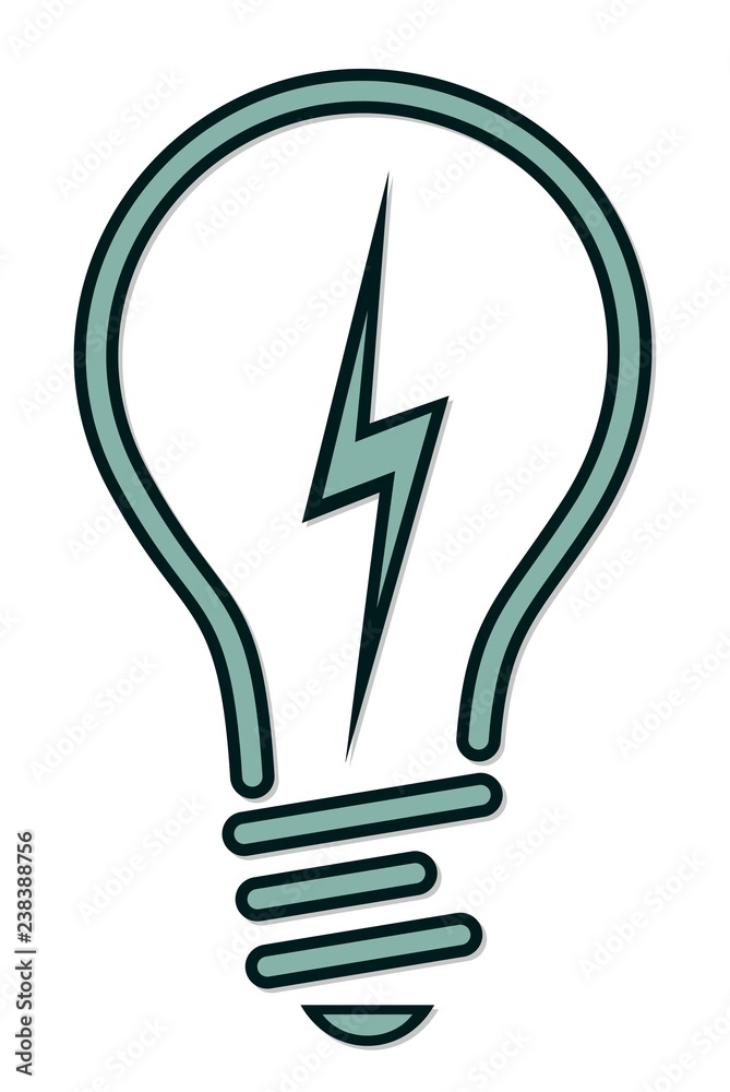 Symbol of electric lamp. Symbol of electric lamp.