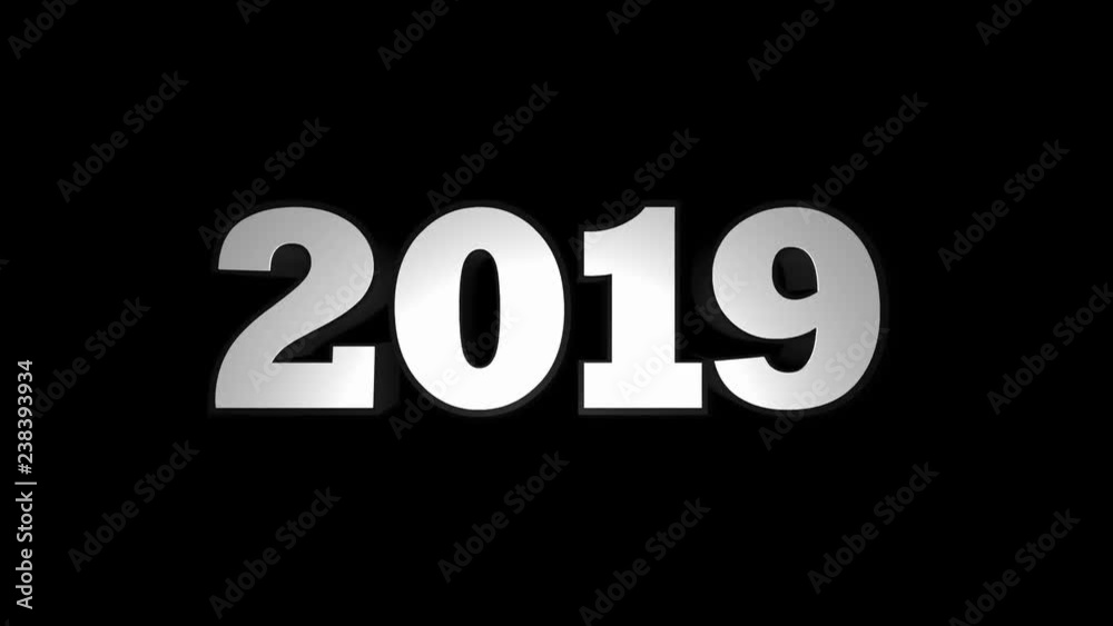 2019 NEW YEAR Text Animation, Background, Rendering, Loop, 4k
2019 NEW YEAR Text Animation, Background, Rendering, Loop, 4k
