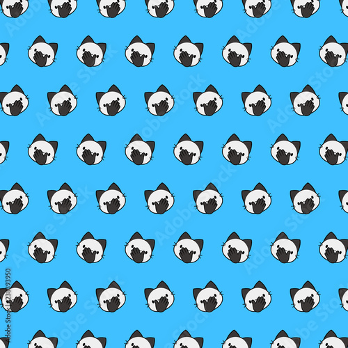 Street cat - emoji pattern 76