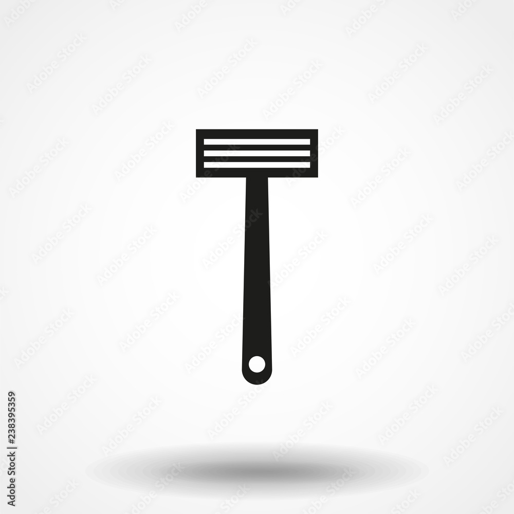 disposable shaving razor icon- vector illustration disposable shaving razor icon- vector illustration