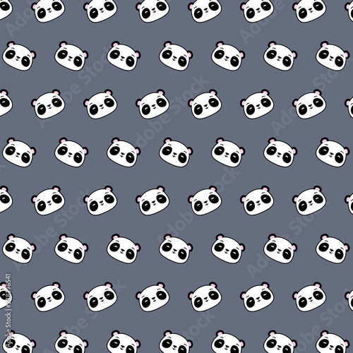Panda - emoji pattern 18