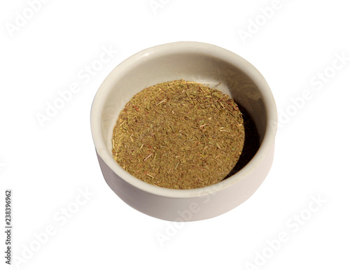 dried thyme in bowl