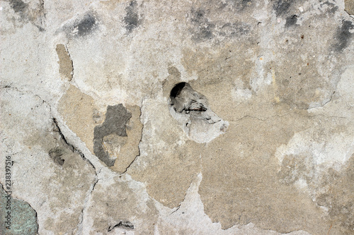 Plaster wall texture deteriorated aged old