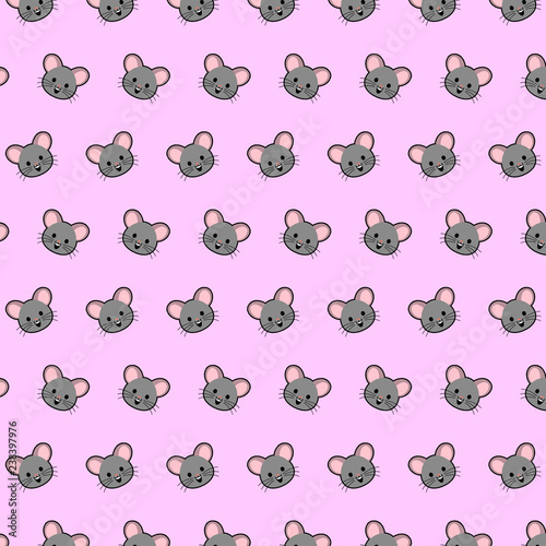 Mouse - emoji pattern 01