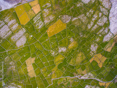 Photos Textures of aran island fields