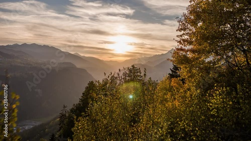 Aerial footage from Vals a beautiful area in Grison, Switzerland. Filmed during the Autumn with the DJI Inspire 2 drone in 5.2k RAW and downscaled to 4k. photo