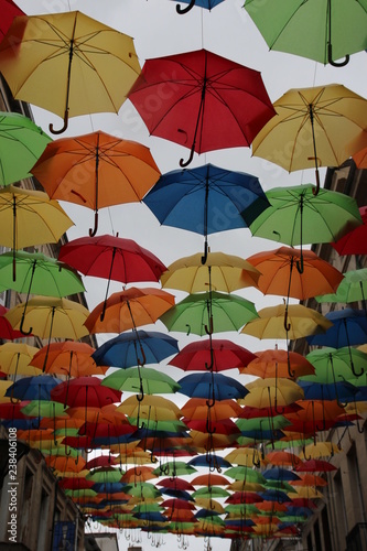 Multitudes de parapluies