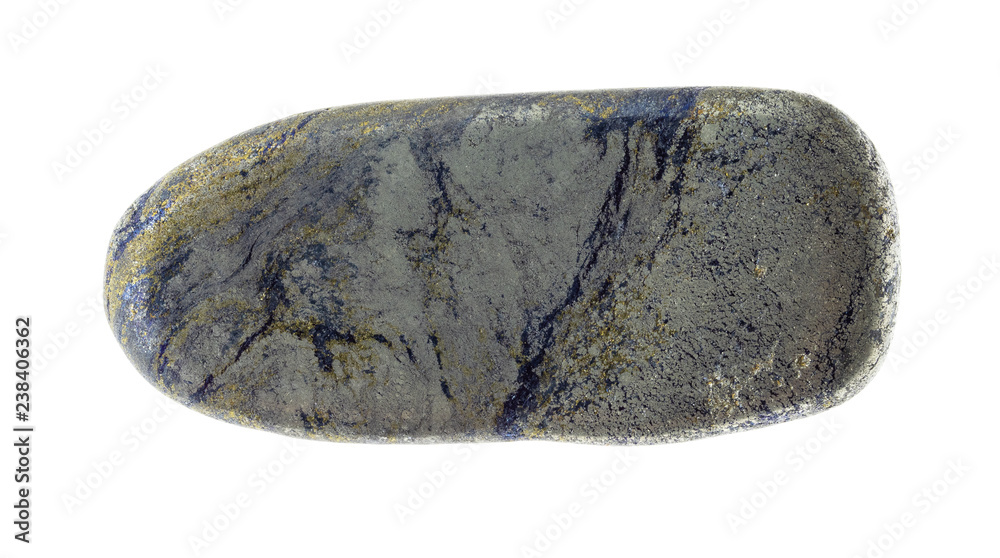 polished arsenopyrite stone on white polished arsenopyrite stone on white