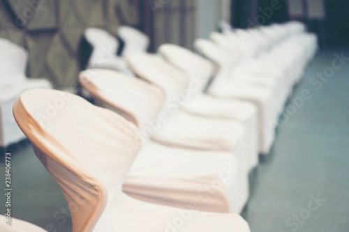 White chair in the hotel