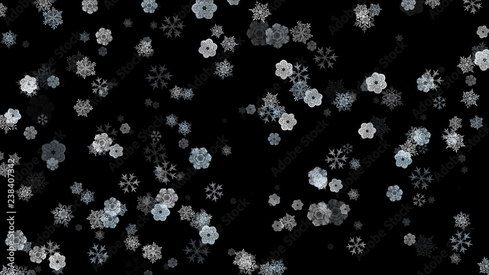 snow flakes abstract backgrounds