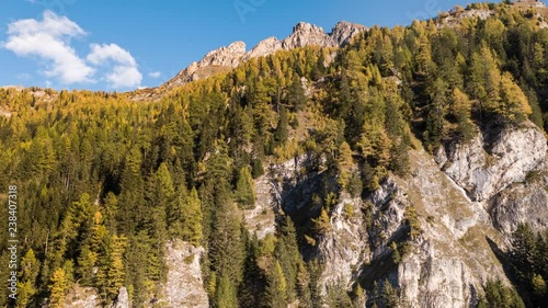 Aerial footage from Vals a beautiful area in Grison, Switzerland. Filmed during the Autumn with the DJI Inspire 2 drone in 5.2k RAW and downscaled to 4k. photo