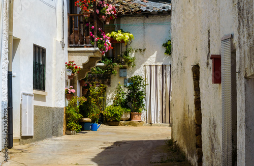 Aldadavila village in Spain