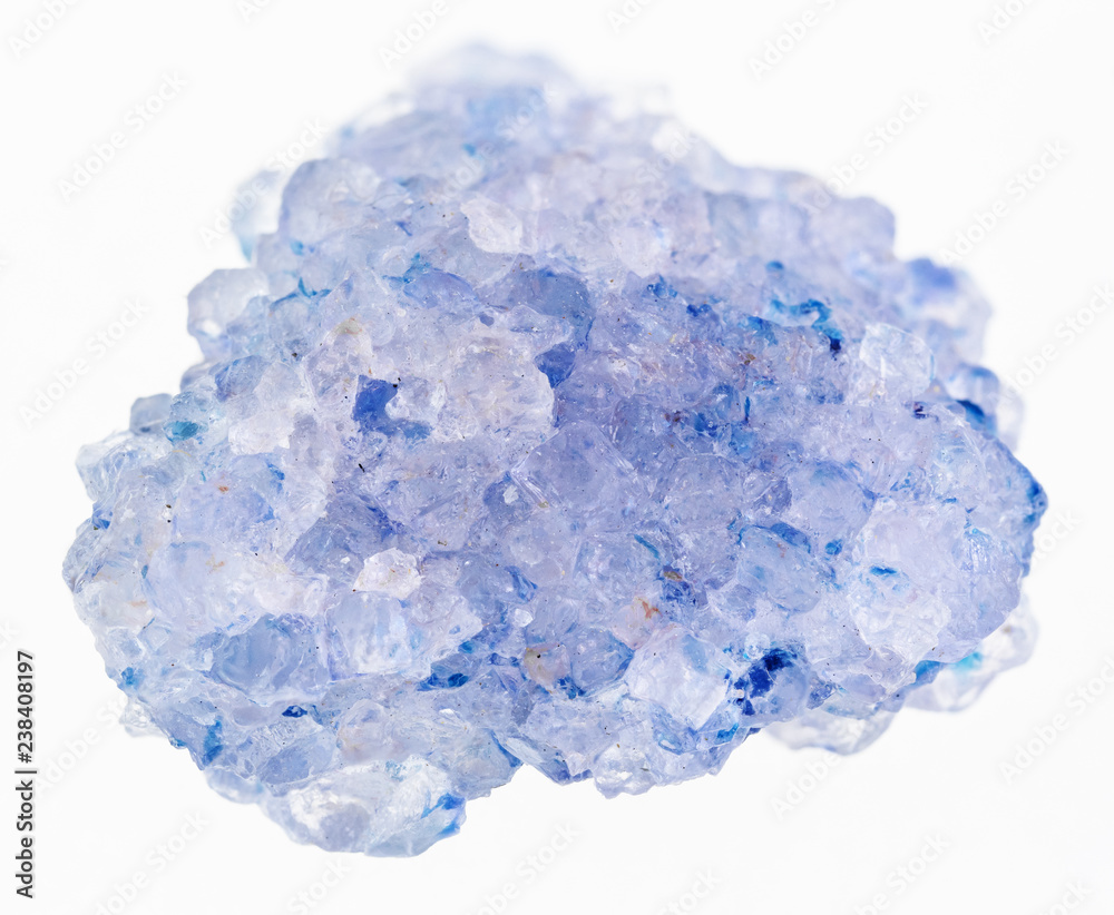 raw celestine (celestite) stone on white raw celestine (celestite) stone on white