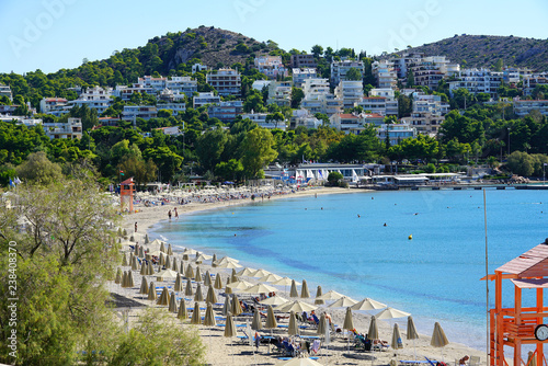 Vouliagmeni, beautiful seaside town near Athens photo