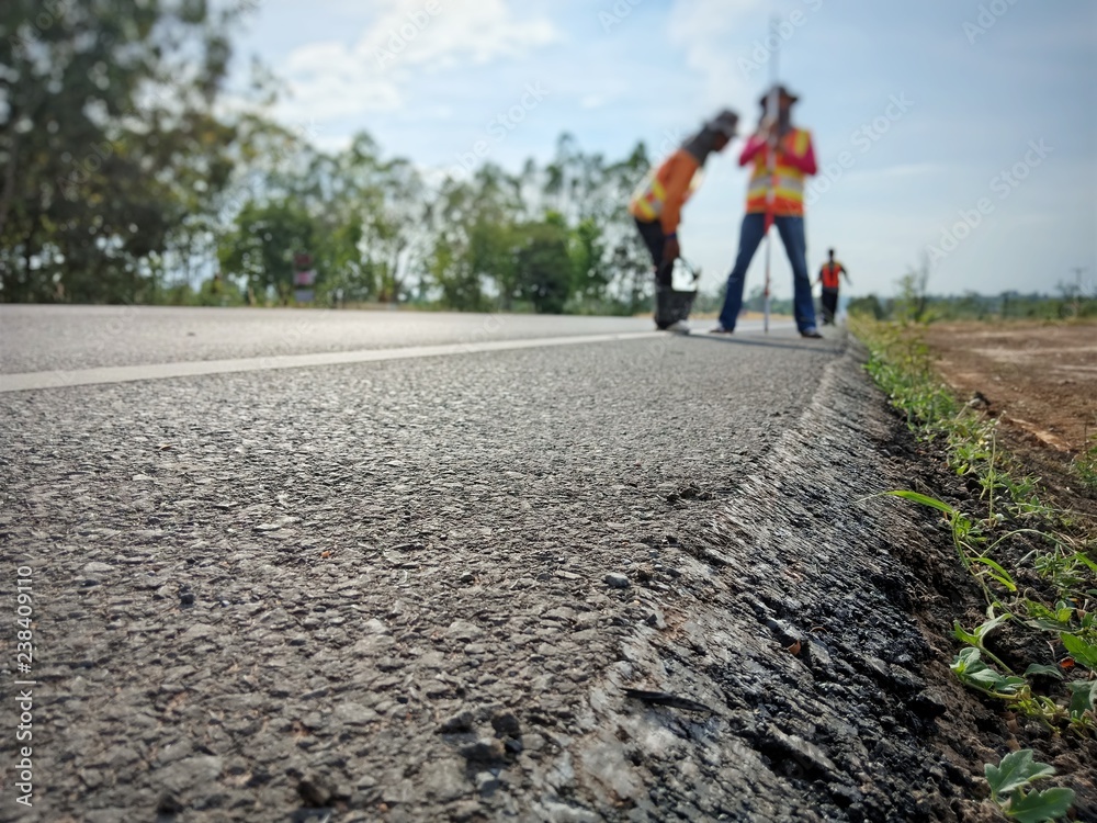 Obraz premium route survey
