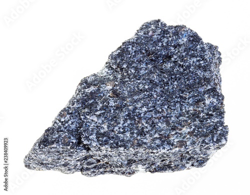 raw nepheline syenite stone on white photo