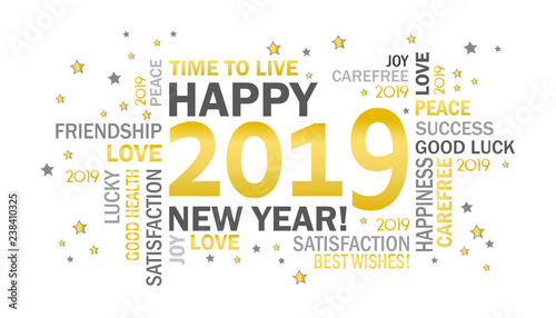 2019 - best wishes - happy new year