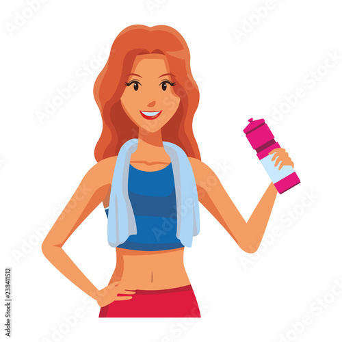 fit woman doing exercise