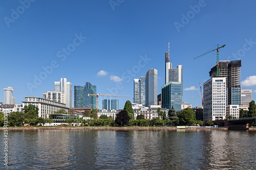 Skyline of Frankfurt am Main  Germany 