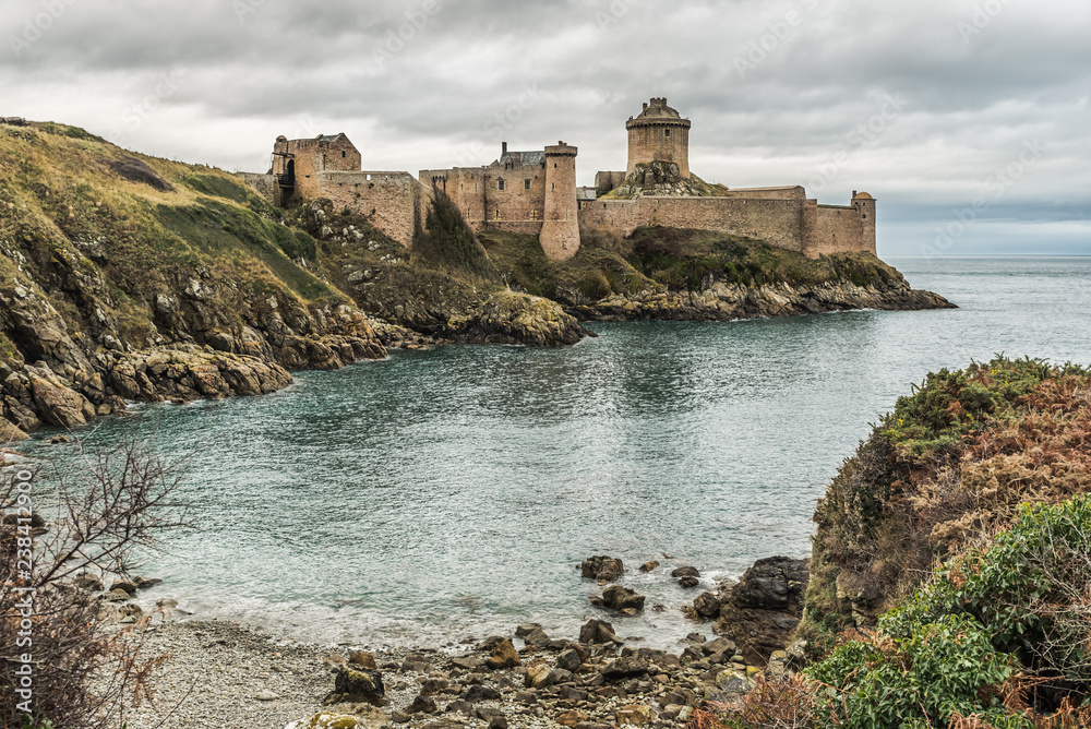 Fort-la-Latte castle at the Brittany coast Fort-la-Latte castle at the Brittany coast