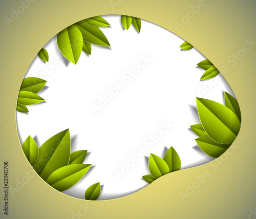 Background with green fresh...