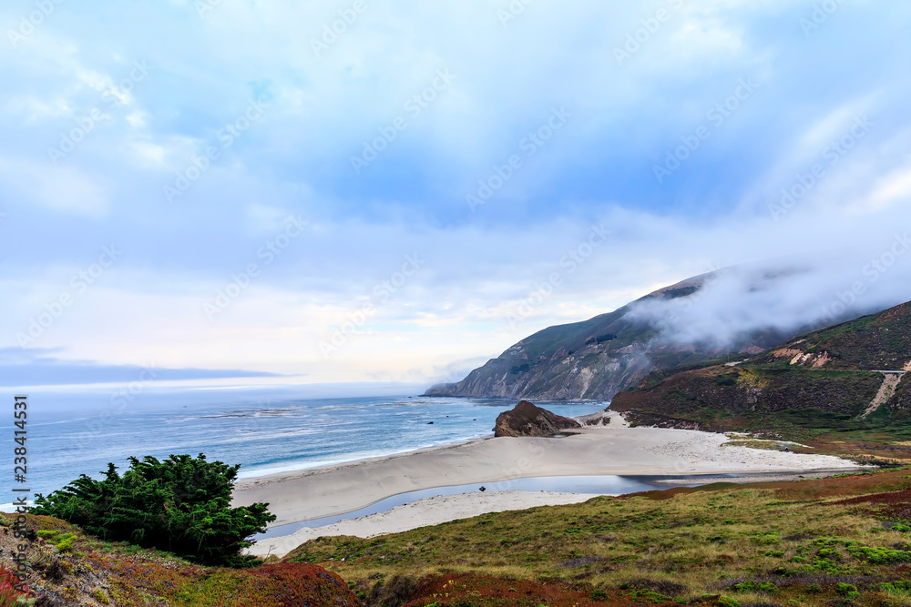 Big Sur beach in the Morning, CA