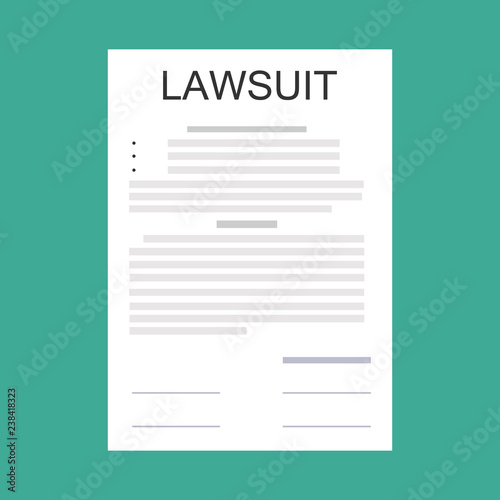 lawsuit paper hands pen gavel