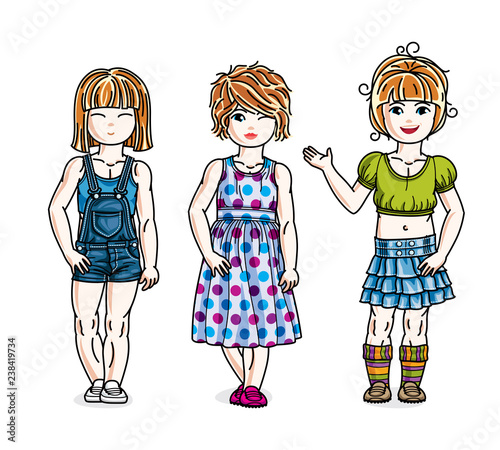 Different little girls cute...