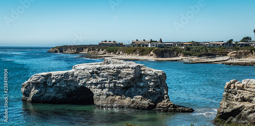 Rocks, Pacific coast, Santa Cruz, Calafornia photo