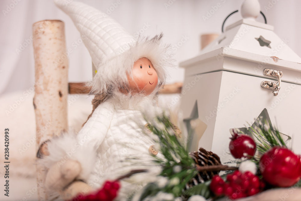 Fototapeta premium Winter holiday decorations