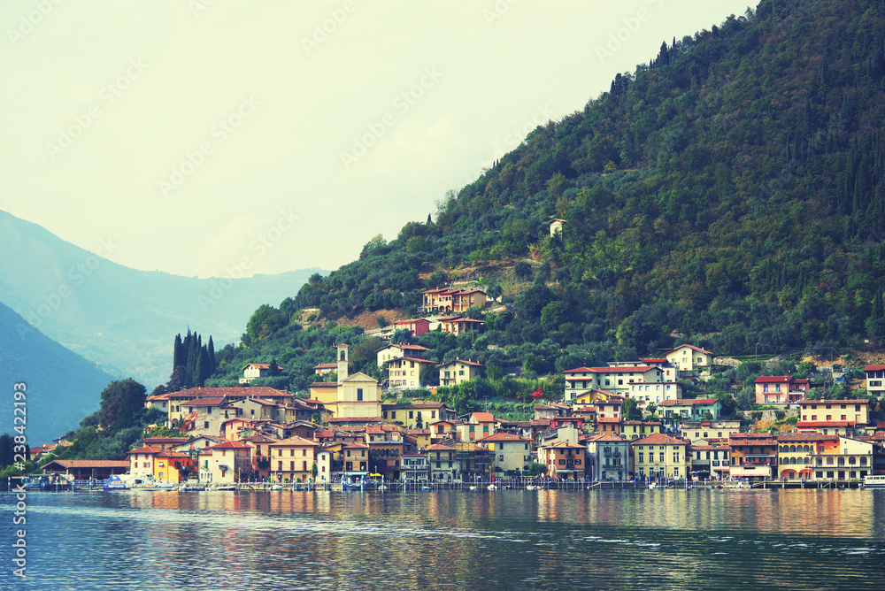 Iseo Lake in Italy, Europe