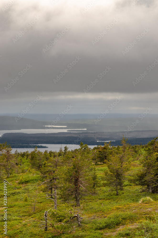 Views from Keimiötunturi Fell in Lapland