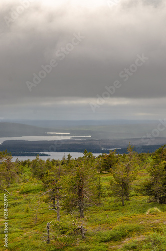 Views from Keimi  tunturi Fell in Lapland