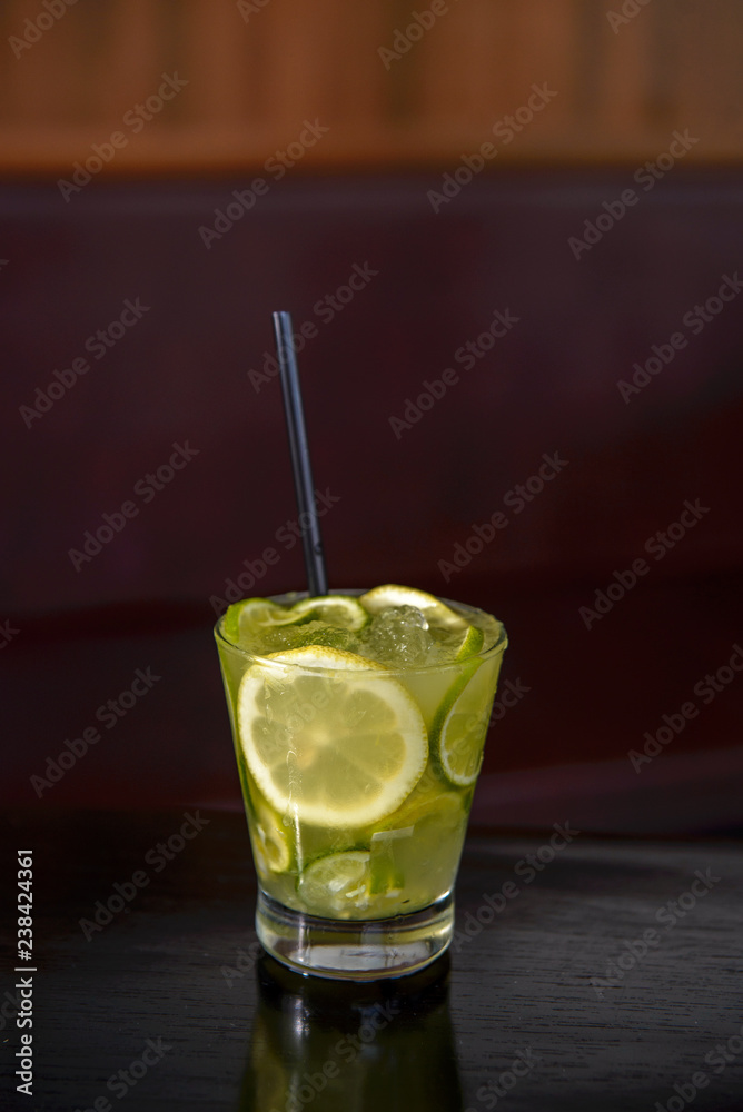cocktail with lime and mint cocktail with lime and mint
