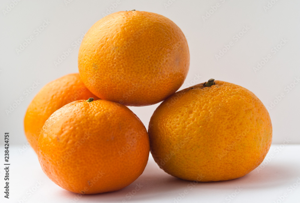 oranges isolated on white background (tangerine) oranges isolated on white background (tangerine)