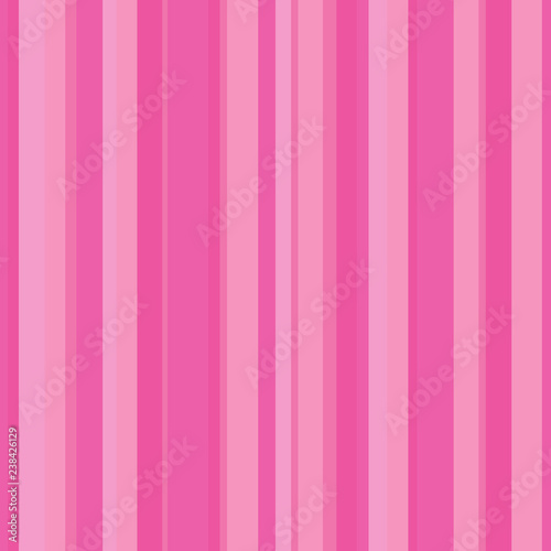 Abstract vector wallpaper with vertical red and pink strips. Seamless colored background. Geometric pattern