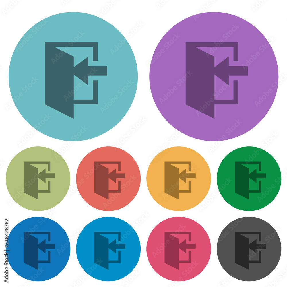 Enter color darker flat icons Enter color darker flat icons