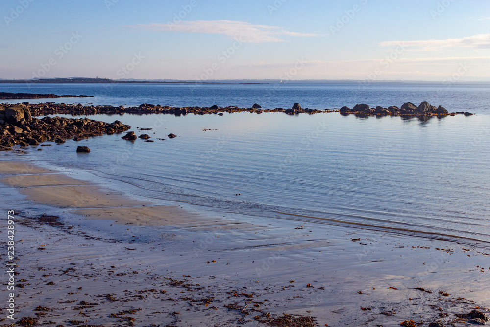 Rocks and sand at Salt hill beach