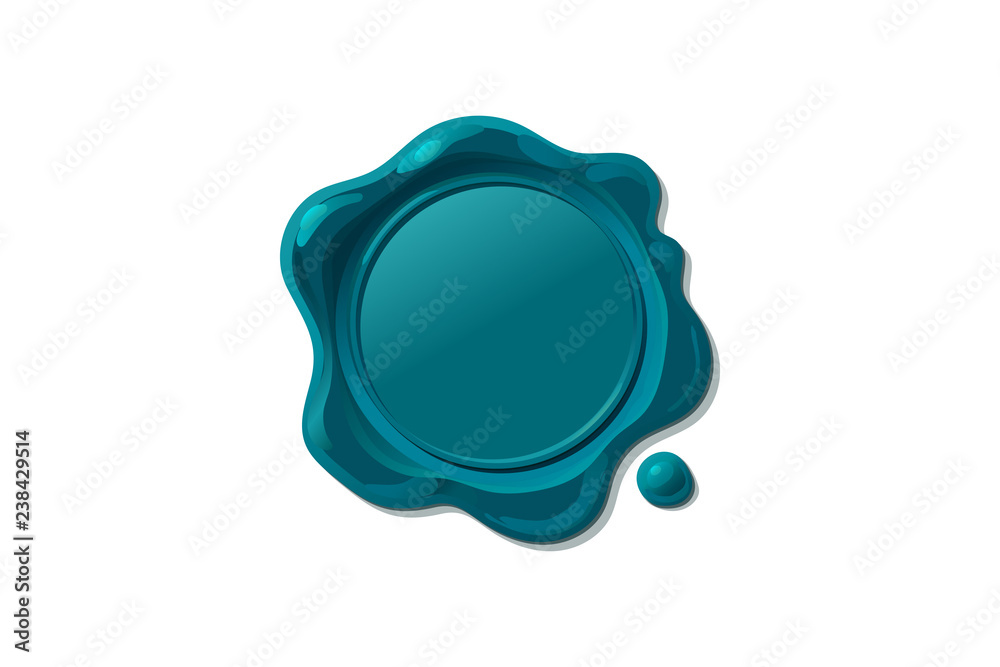 vector wax seal stamp shape vector wax seal stamp shape