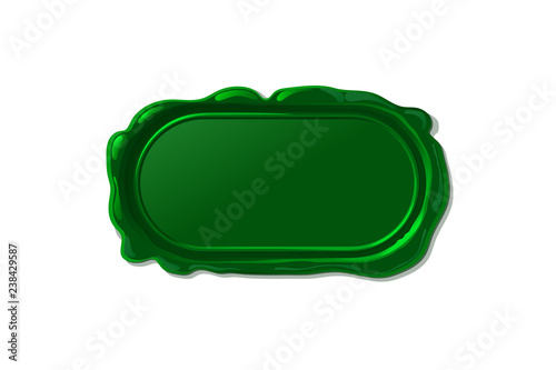 vector wax seal stamp shape