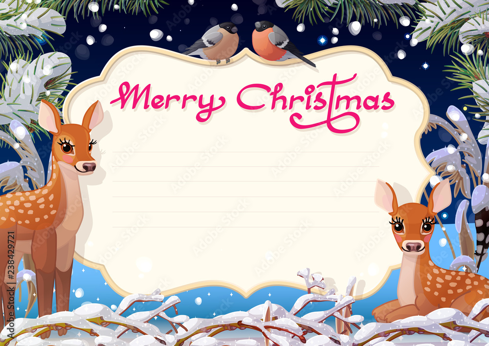 Naklejka premium vector Merry Christmas card