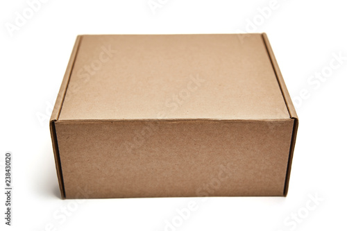 Cardboard Box isolated on a White background © Dima Anikin
