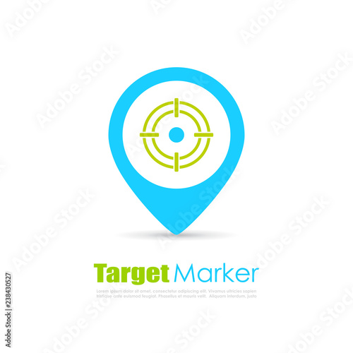 Target pin logo