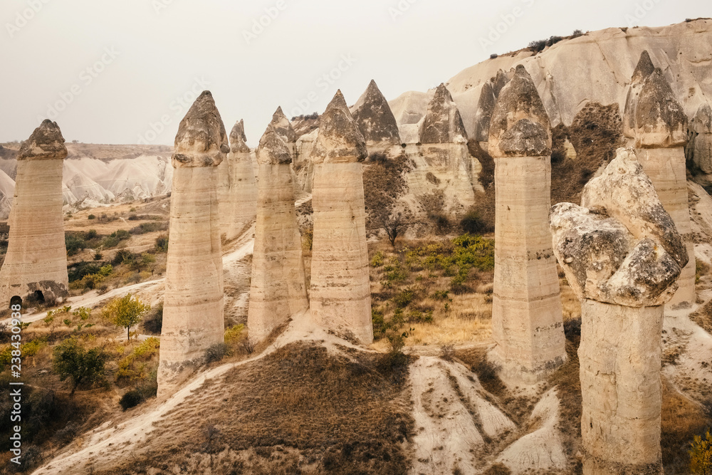 Dervent mountain valley in Cappadocia, Turkey