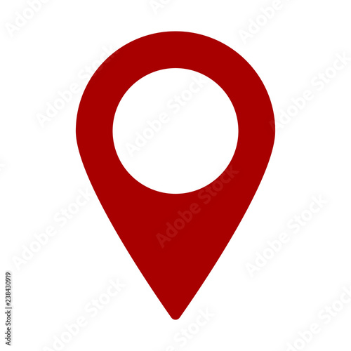 Map pin vector icon