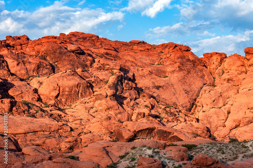 Blouder rocks at Red Rock Canyon National Conservation Area in Nevada, USA