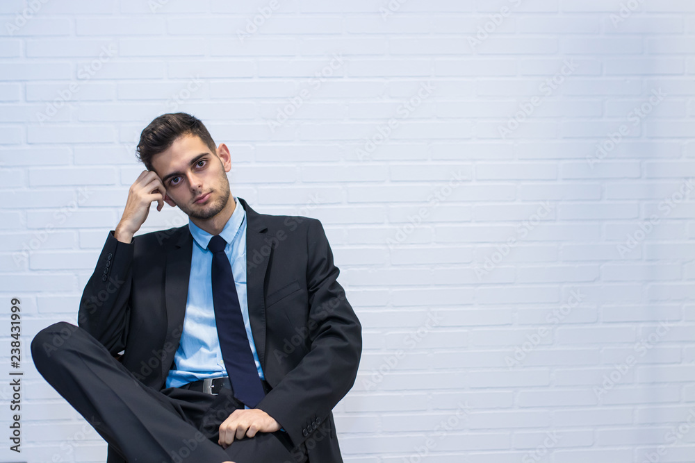 businessman seated in the chair, adviser or confidant businessman seated in the chair, adviser or confidant