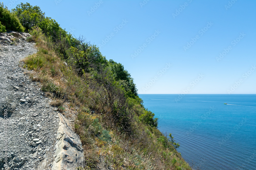 Fototapeta premium The mountain on the shore of the black sea