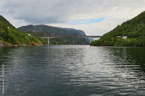 a bridge over sea in Norway