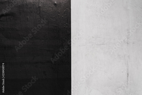 Blank black and white creased crumpled paper texture